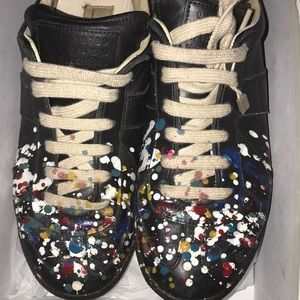 Madison Margiela Low Top Splatter Sneakers